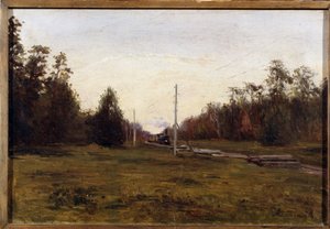 Paysage avec un train