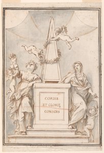 Conception pour une Peinture Monochrome, Église de Corpus Domini, Bologne, Italie - Marc Antonio Franceschini