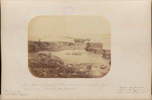 Une ouverture dans le récif de Pernambuco, un peu au sud de la ville, appelée Barreta das Jangadas. - Marc Ferrez
