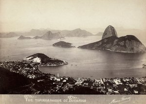 Vue de Botafogo, Brésil - Marc Ferrez