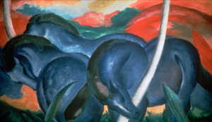 Chevaux bleus