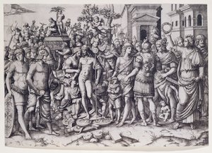 Un triomphe - Marcantonio Raimondi