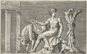 Apollon gardant le troupeau d