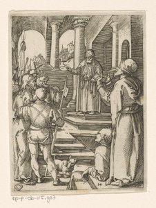 Christus voor Pilatus, Passie van Christus (titre de la série) - Marcantonio Raimondi