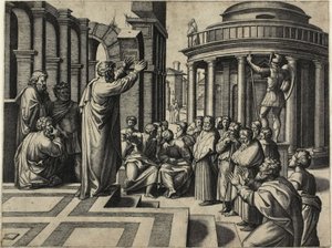 Saint Paul prêchant à Athènes