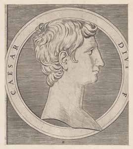 Speculum Romanae Magnificentiae: Octavian Auguste, des Douze Césars, vers 1500-1534 - Marcantonio Raimondi