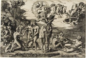 Le Jugement de Pâris - Marcantonio Raimondi