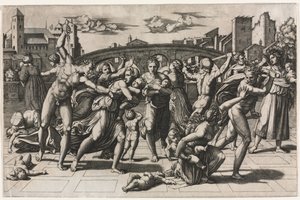 Le Massacre des Innocents (Sans le Sapin) - Marcantonio Raimondi
