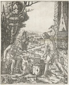 Vulcain forge des flèches et des ailes pour l