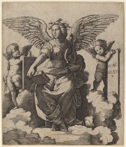 Poésie - Marcantonio Raimondi after Raphael