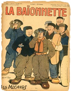 Couverture de "La Baïonnette", Satirique en Couleurs