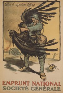 Affiche publicitaire de la Société Générale « Emprunt National » - Marcel Falter