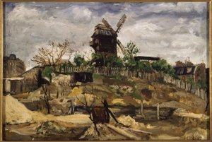 Le moulin de la Galette, vers 1920