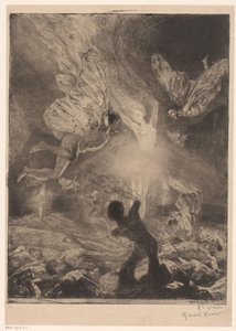 Femme flamme - Marcel Roux (signed by artist)