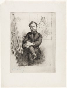 Portrait du Vicomte Ludovic Napoléon Lepic - Marcellin Gilbert Desboutin