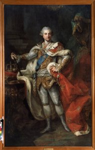 Portrait de Stanislaw II Auguste Poniatowski, roi et grand-duc de la République des Deux Nations (1732-1798), c.1790