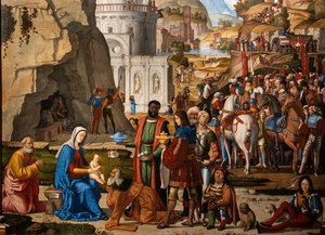 Adoration des Mages (détail)