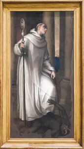 Saint Bernard écrasant un démon - Marcello Venusti
