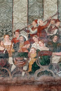 Banquet (détail) - Marcello or Romani Girolamo (Romanino) (c.1485 c.1566) (attr.to) Fogolino