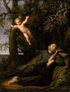Saint François de Sales (1567-1622) dans le désert, vers 1700-10