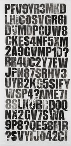 Codex, 2018 (impression typographique sur papier de riz) - Marco Campedelli