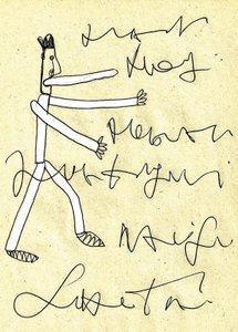 Langue, 2014 (encre sur papier) - Marco Campedelli