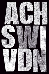 Lettres, 2014 (impression typographique sur papier noir) - Marco Campedelli