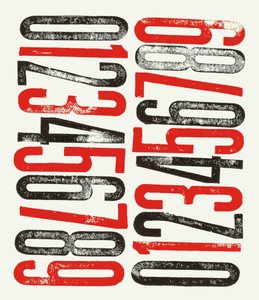 Numbers, 2014 (impression typographique sur papier) - Marco Campedelli