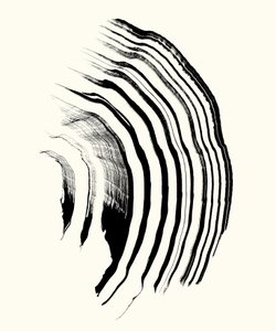 Vibration_01, 2023 (encre sur papier) - Marco Campedelli