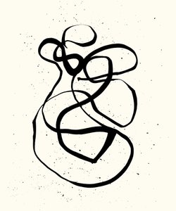 Vibration_03, 2023 (encre sur papier) - Marco Campedelli
