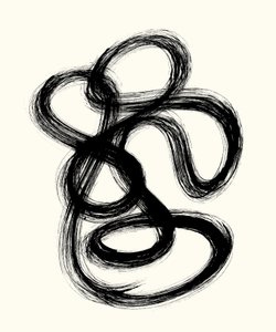 Vibration_04, 2023 (encre sur papier) - Marco Campedelli