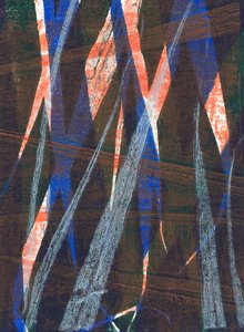 Folle avoine, 2024 (monotype) - Marco Campedelli