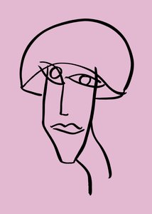 Femme, 2019 (encre sur papier) - Marco Campedelli