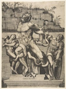 Laocoon et ses fils attaqués par des serpents, vers 1515-27