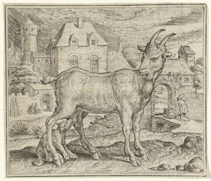 Fable de la chèvre et du jeune loup - Marcus Gheeraerts (I)