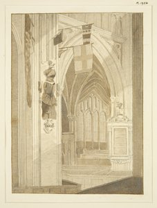 Monument de Penn, bannières, etc., dans St Mary Redcliffe