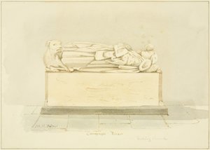 Tombe du porteur de bourse de Canynges à St Mary Redcliffe