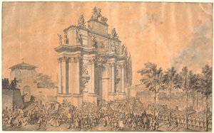Arc de triomphe pour François III de Lorraine et Marie-Thérèse lors de leur entrée à Florence en 1739