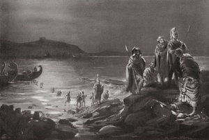 Retour des oligarques à Samos (lithographie) - Margaret (after) Dovaston