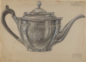 Théière en argent