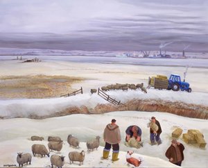 Chute de neige en hiver - Margaret Loxton