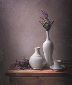 Nature morte aux vases de lavande