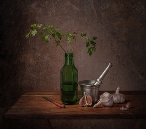 Ingrédients pour une cuisine rustique
