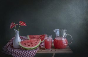 Boisson rafraîchissante à la pastèque - Margareth Perfoncio