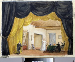 Décor préparatoire pour l