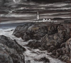 Tempête sur les rochers