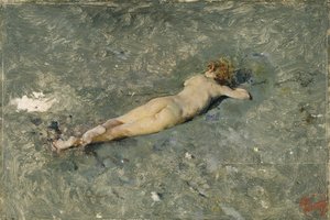 Nu sur la plage de Portici, 1874