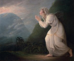 Dame persane adorant le soleil levant, 1784
