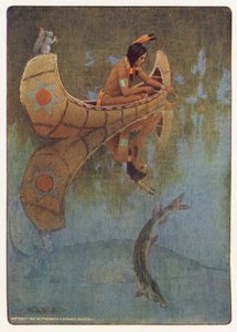 Illustration pour Hiawatha par Longfellow