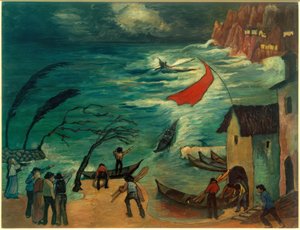 Pêcheurs dans la tempête - Marianne von Werefkin